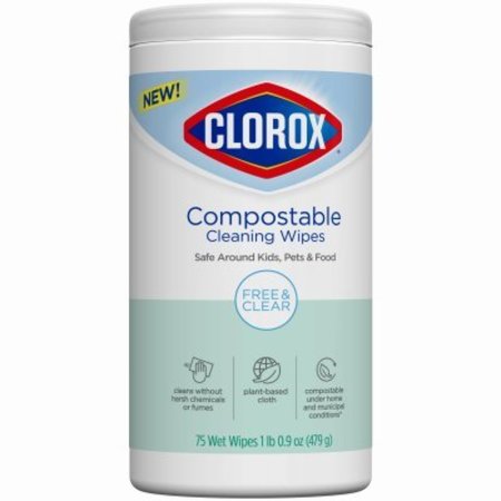CLOROX 75CT FC Compost Wipes 32486